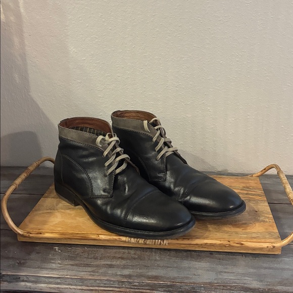 Johnston & Murphy Other - 8.5 M Johnston & Murphy Black Leather Boot Shoes Waterproof J&M Flex Sheepskin